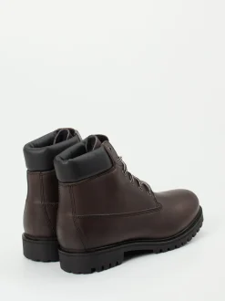 Ralph Harrison Country – Schnürboots aus Fettleder Dunkelbraun
