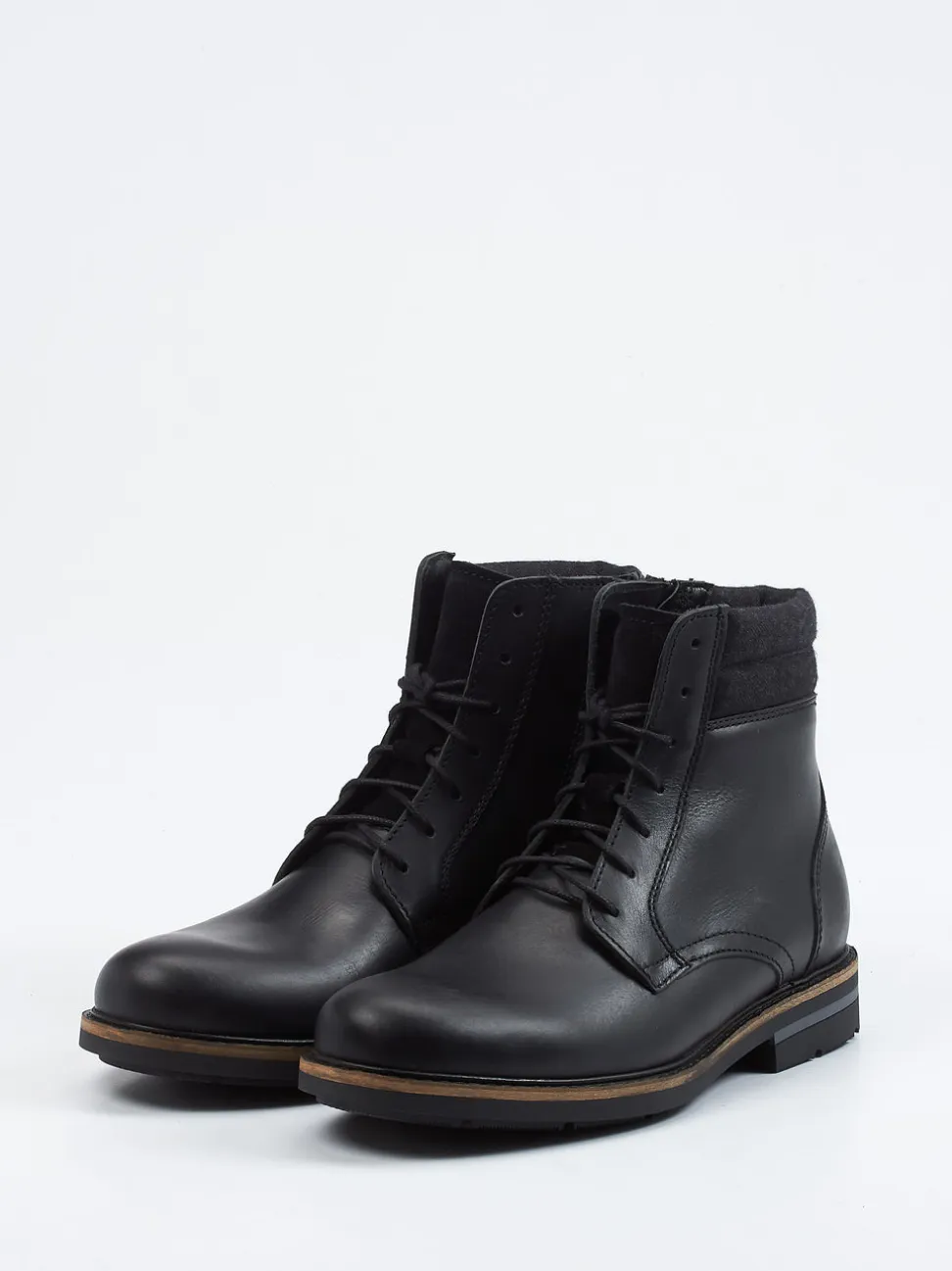Ralph Harrison Country – Schnürboots aus Kalbleder schwarz