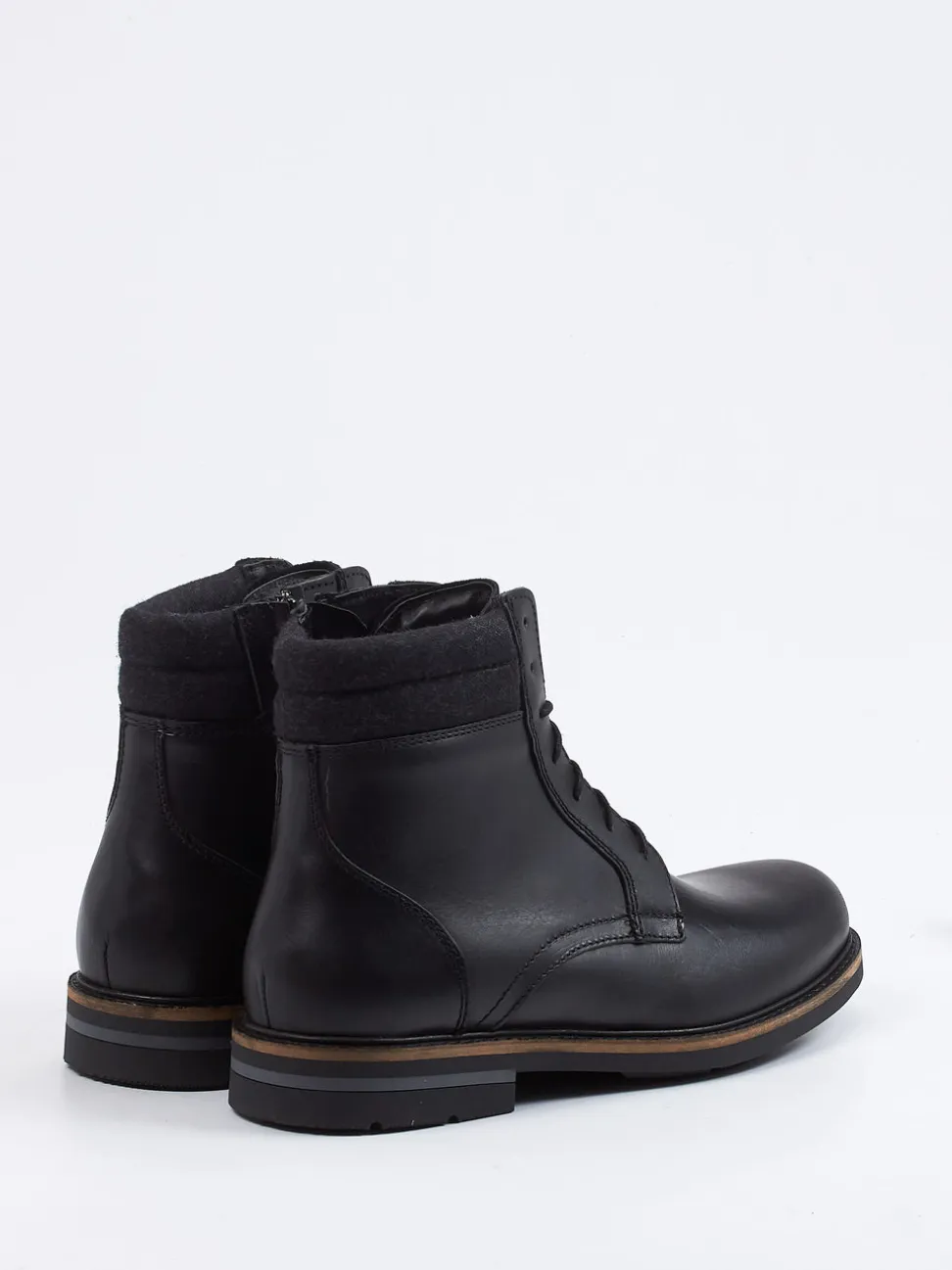 Ralph Harrison Country – Schnürboots aus Kalbleder schwarz