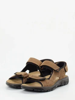 Ralph Harrison Country – Trekking-Sandale aus Veloursleder braun