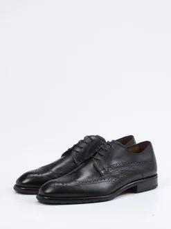 Ralph Harrison Edition – Brogues aus Hirschleder Schwarz