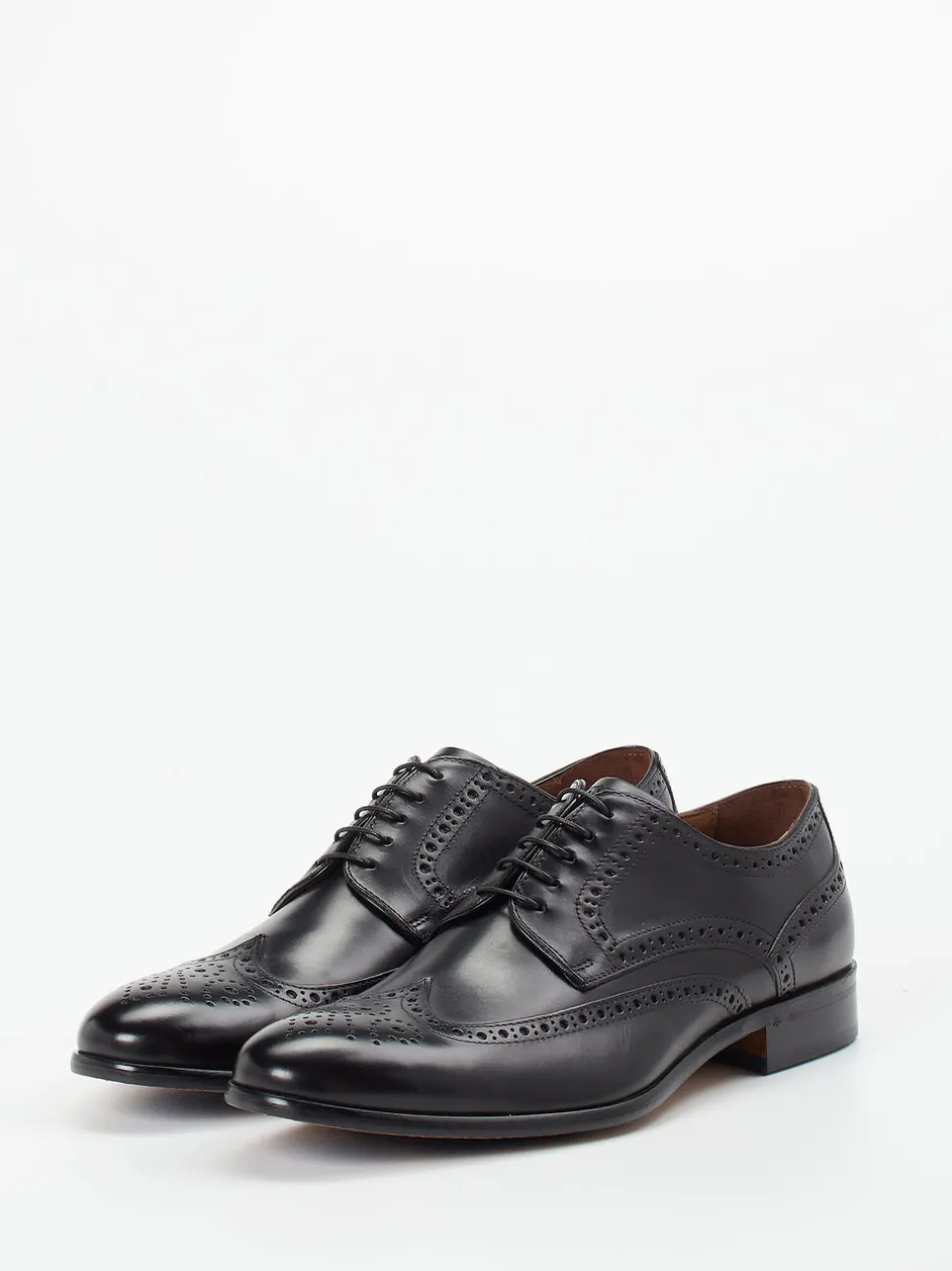 Ralph Harrison Edition – Brogue aus Kalbleder schwarz
