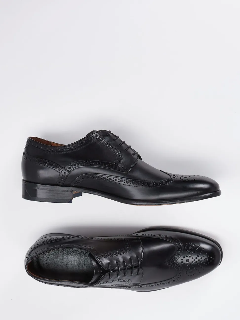 Ralph Harrison Edition – Brogue aus Kalbleder schwarz