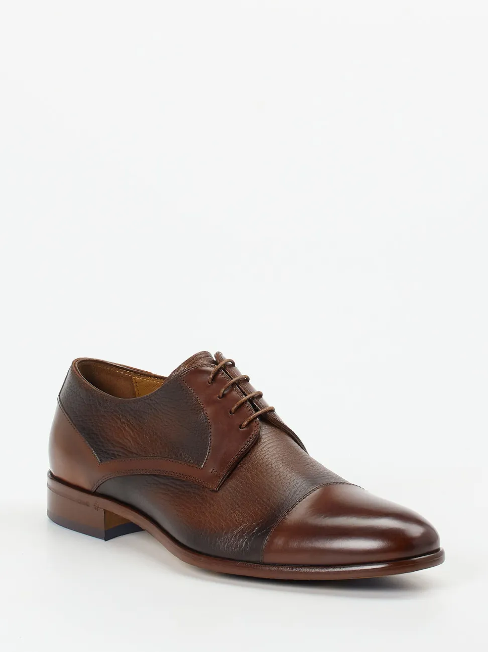 Ralph Harrison Edition – Captoe-Derby aus Hirschleder braun