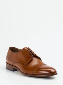 Ralph Harrison Edition – Captoe Derby aus Kalbleder Cognac