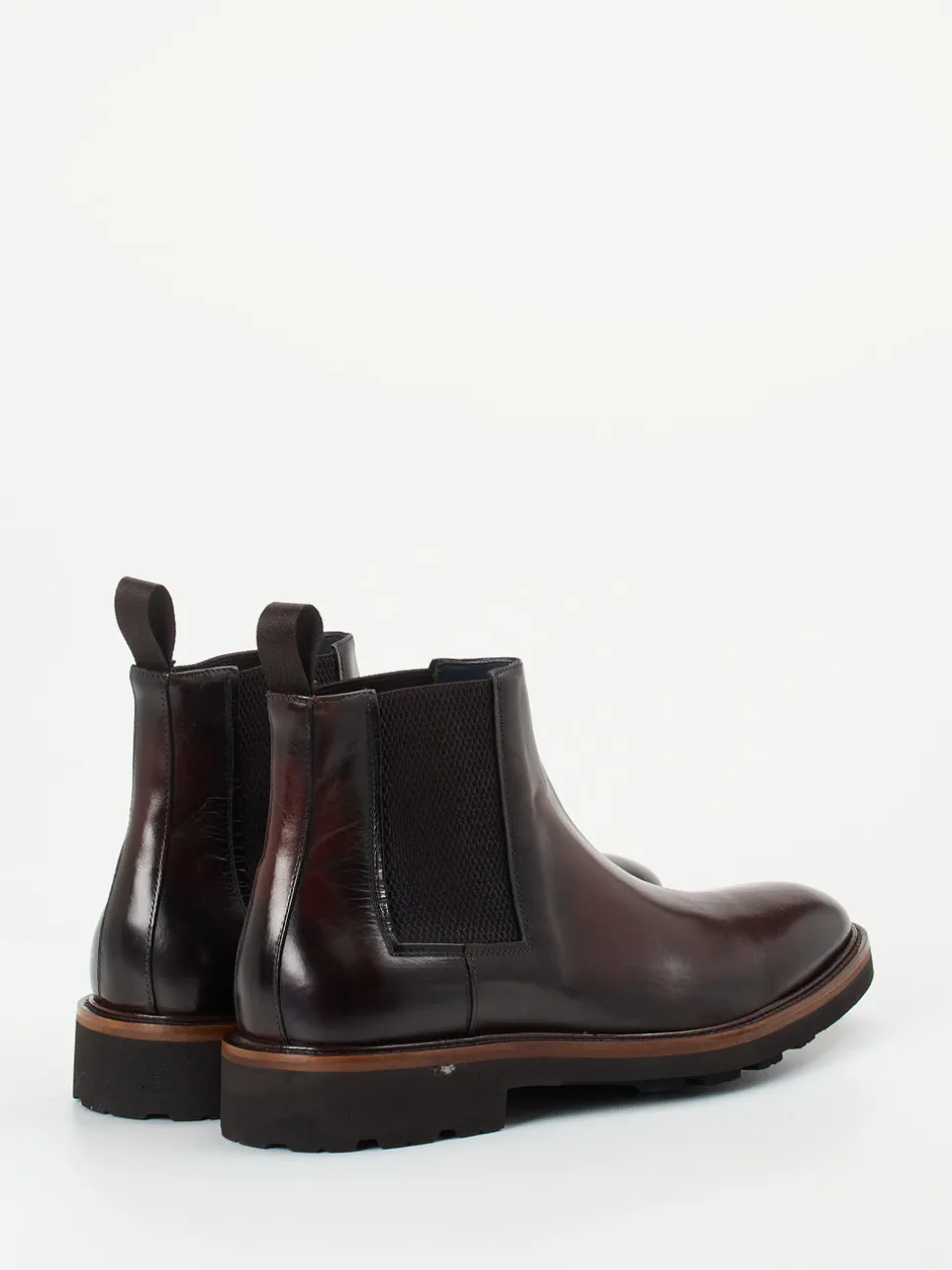 Ralph Harrison Edition – Chelsea Boots aus Kalbleder Dunkelbraun