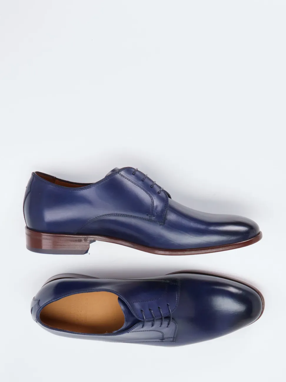 Ralph Harrison Edition – Derby-Schnürschuh aus Kalbleder Marine