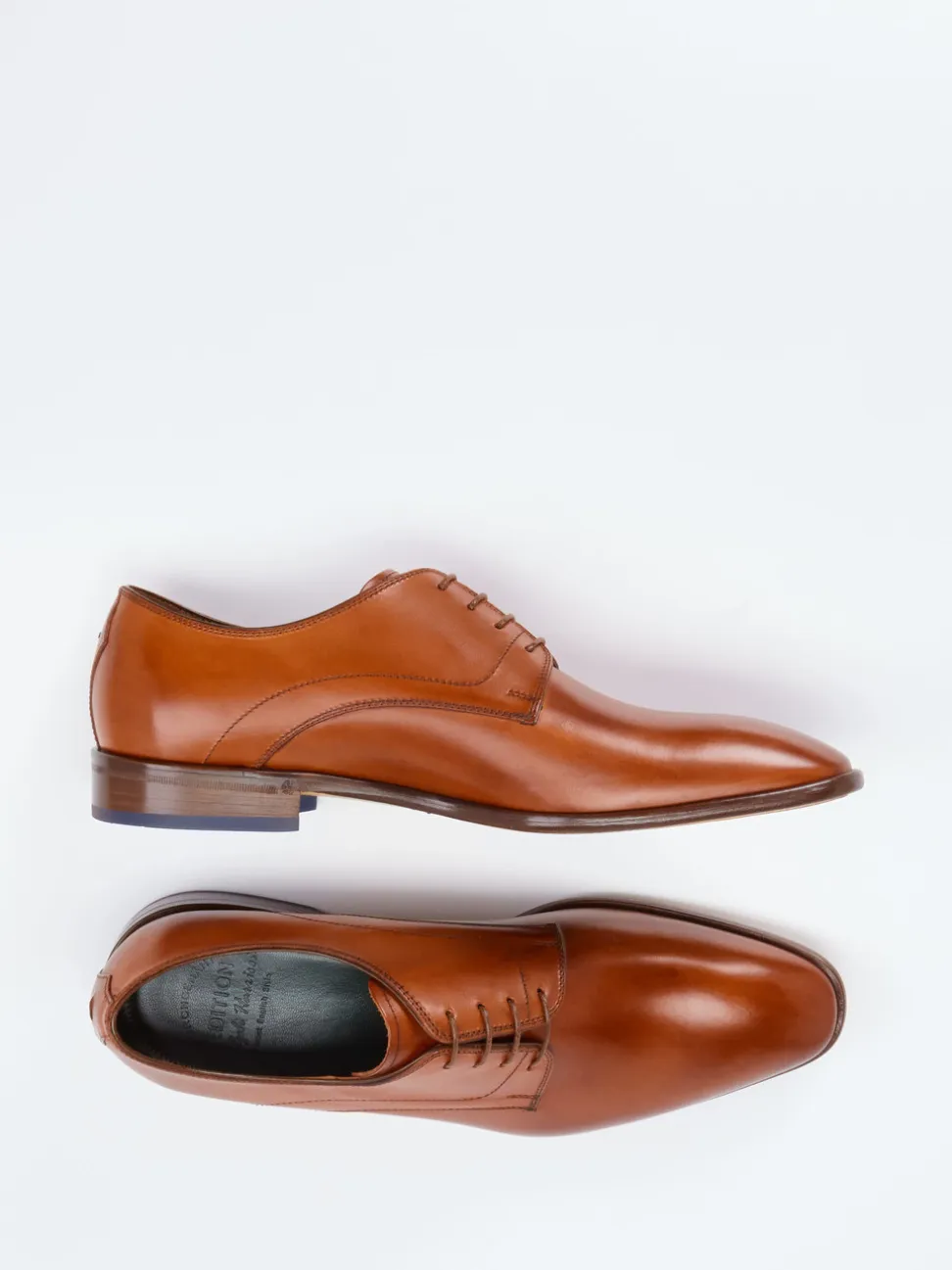 Ralph Harrison Edition – Derby aus Kalbleder cognac