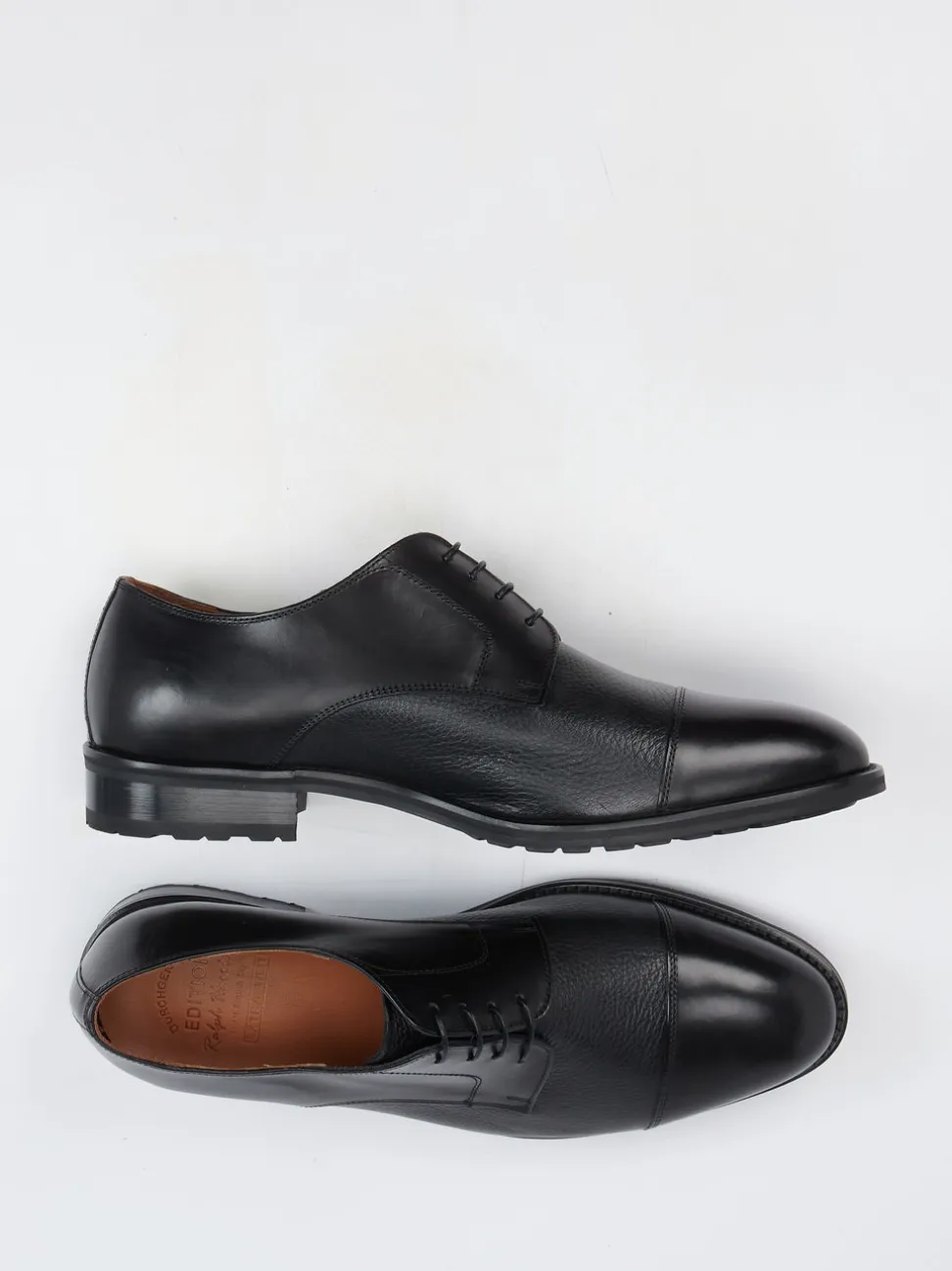 Ralph Harrison Edition – Derby-Schnürschuh aus Hirschleder schwarz