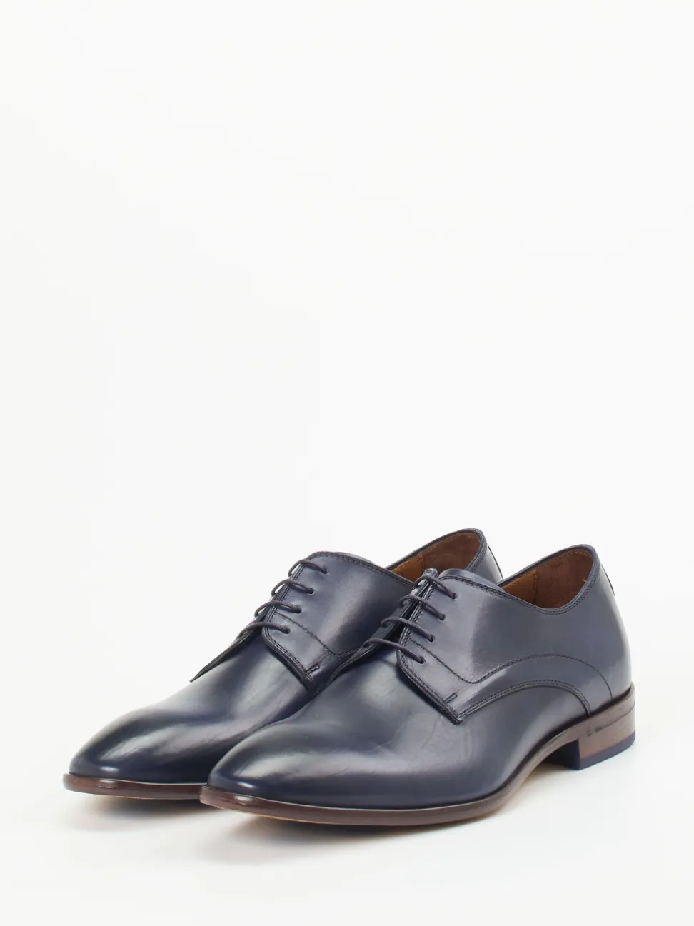 Ralph Harrison Edition – Derby-Schnürschuh aus Kalbleder Nachtblau
