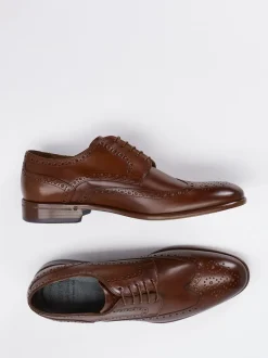 Ralph Harrison Edition – Full-Brogue Derby aus Kalbleder Braun