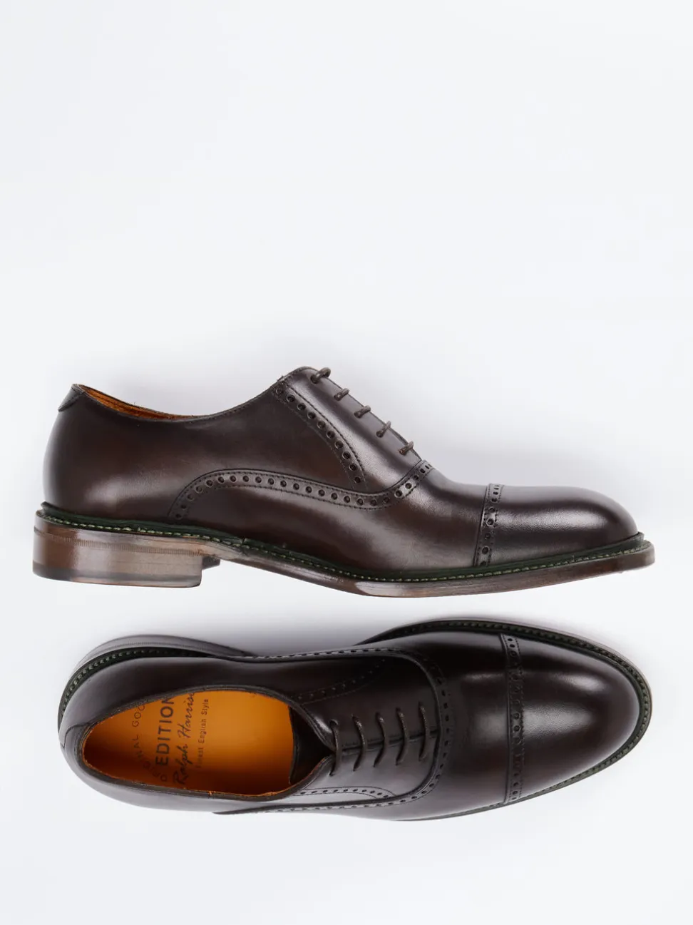 Ralph Harrison Edition – Oxford Brogues aus Kalbleder Dunkelbraun