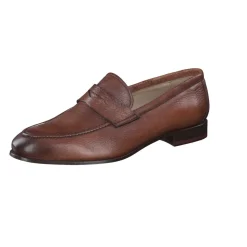 Ralph Harrison Edition – Penny Loafer aus Hirschleder Braun