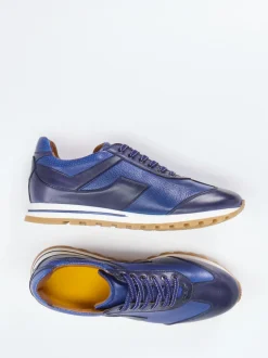 Ralph Harrison Edition – Sneaker aus Hirschleder Blau