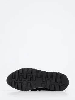 Rapid Soul – Slipper aus Veloursleder Dunkelblau