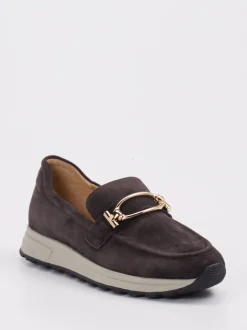 Rapid Soul – Slipper aus Veloursleder Dunkelbraun