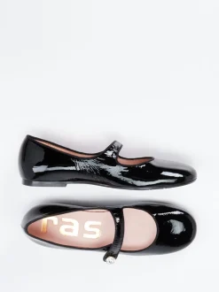 RAS – Mary Jane Ballerinas aus Lackleder Schwarz