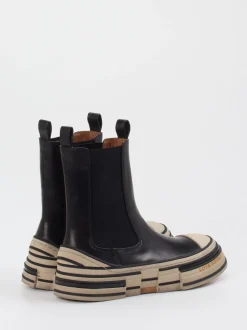 Rebecca White – Chelsea Boots aus Kalbleder Schwarz