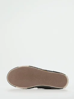 Rebecca White – High-Top Sneaker aus Kalbleder blau
