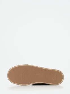 Rebecca White – High-Top Sneaker aus Denim-Textil blau