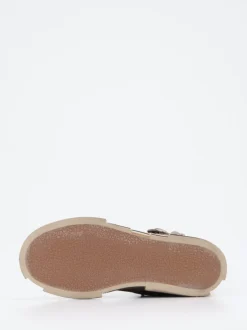 Rebecca White – High-Top-Boots aus Veloursleder Taupe