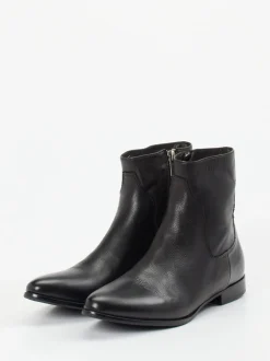 Rebecca White – Stiefeletten aus Lammleder Tiefschwarz