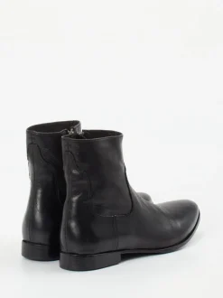 Rebecca White – Stiefeletten aus Lammleder Tiefschwarz