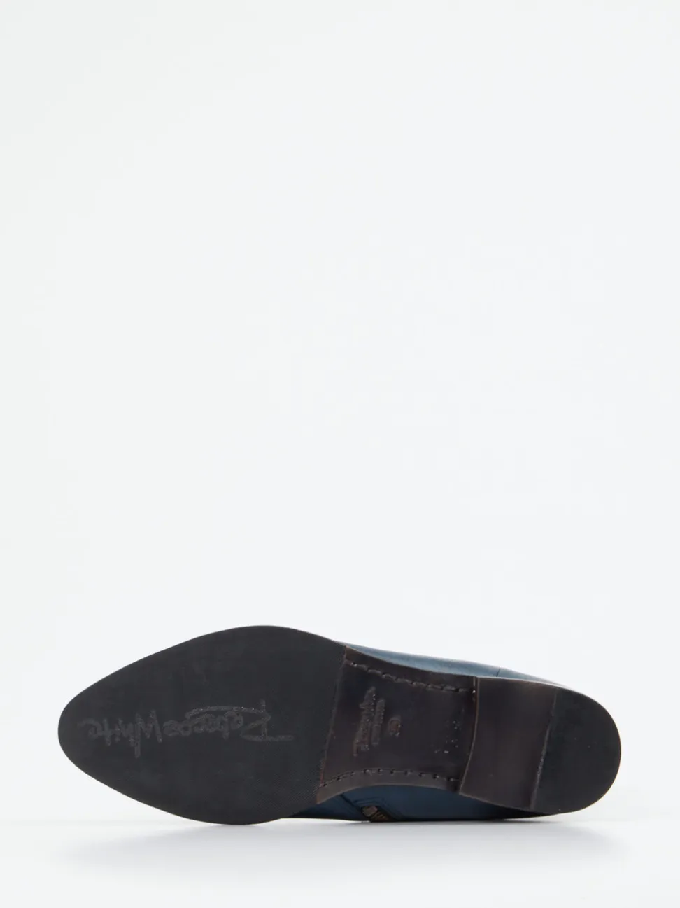 Rebecca White – Stiefeletten aus Lammleder Dunkelblau