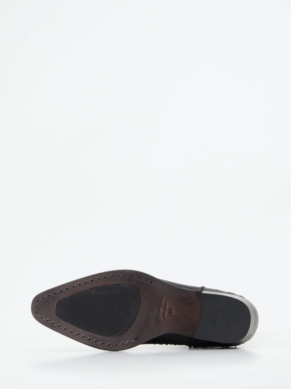 Rebecca White – Western-Stiefelette aus Lammleder Schwarz