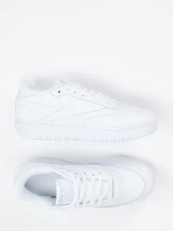 Reebok – Low-Top Sneaker aus Glattleder weiß
