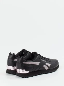 Reebok – Retro-Sneaker aus Synthetik in Schwarz