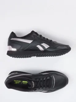 Reebok – Retro-Sneaker aus Synthetik in Schwarz