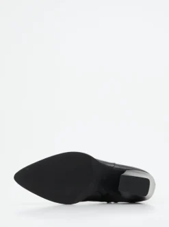 Regarde Le Ciel – Ankle Boots aus Kalbleder schwarz
