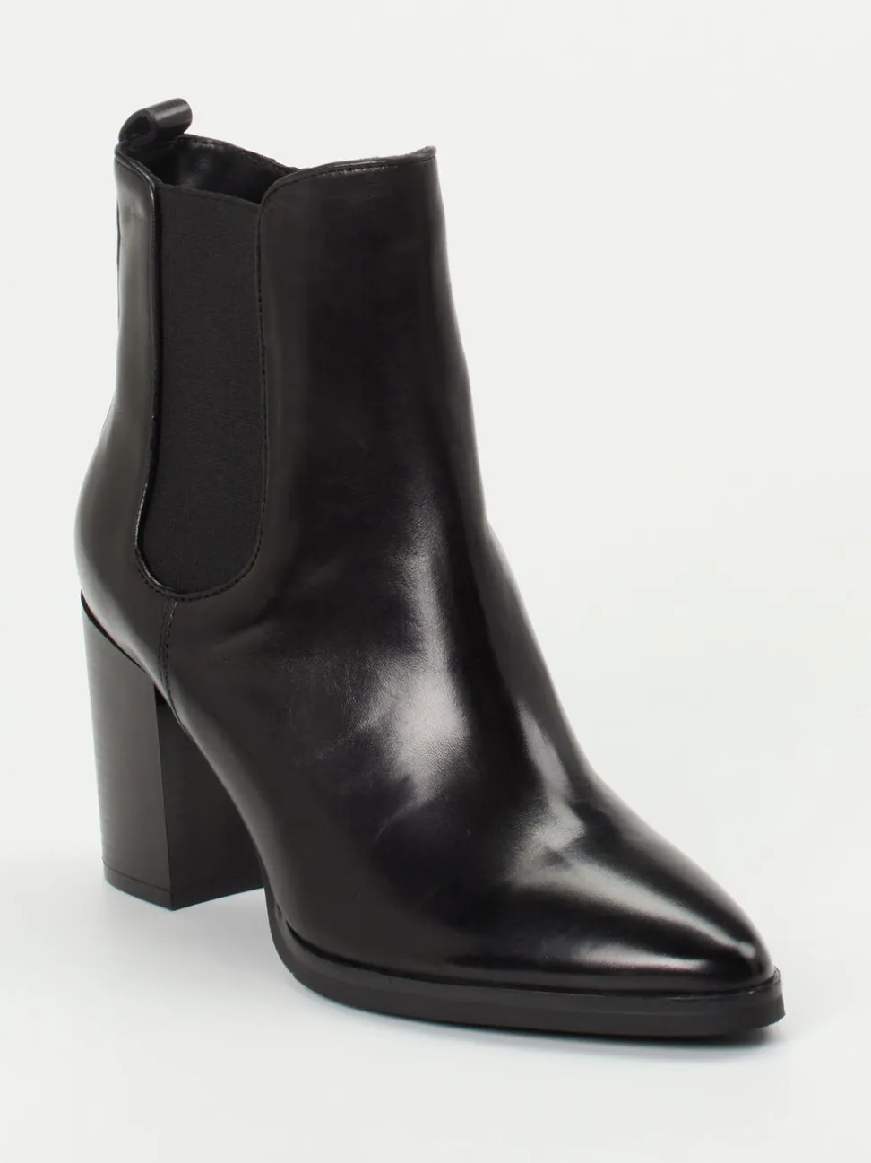 Regarde Le Ciel – Chelsea-Stiefelette aus Kalbleder schwarz