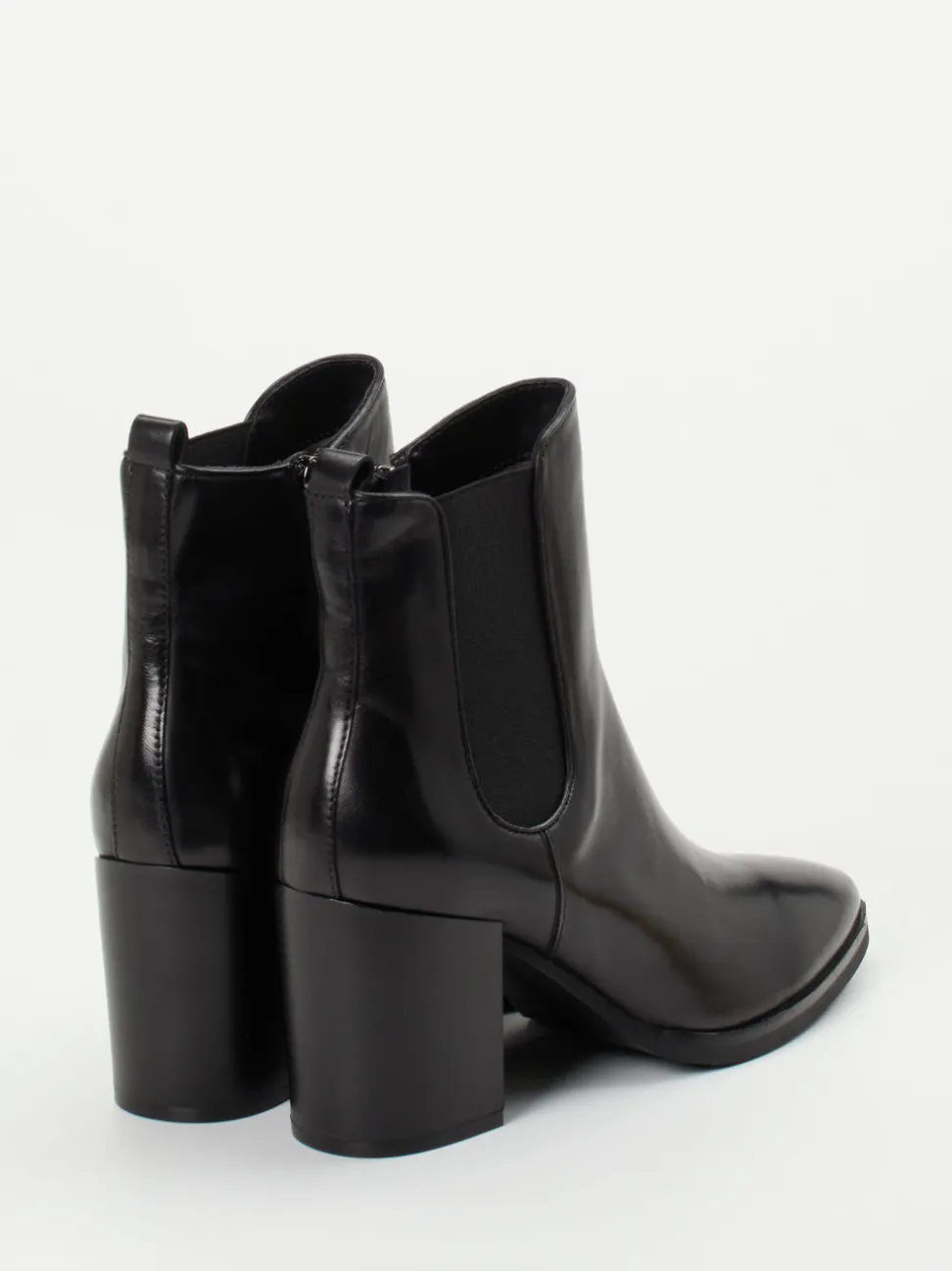 Regarde Le Ciel – Chelsea-Stiefelette aus Kalbleder schwarz