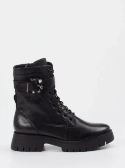 Regarde Le Ciel – Schnürboots aus Nubukleder schwarz