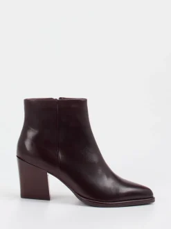 Regarde Le Ciel – Stiefelette aus Kalbleder dunkelrot