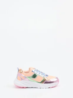 Richter – Chunky Sneaker aus Textil in Pfirsichrosa