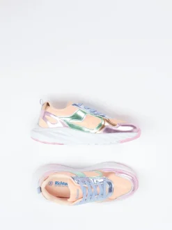 Richter – Chunky Sneaker aus Textil in Pfirsichrosa