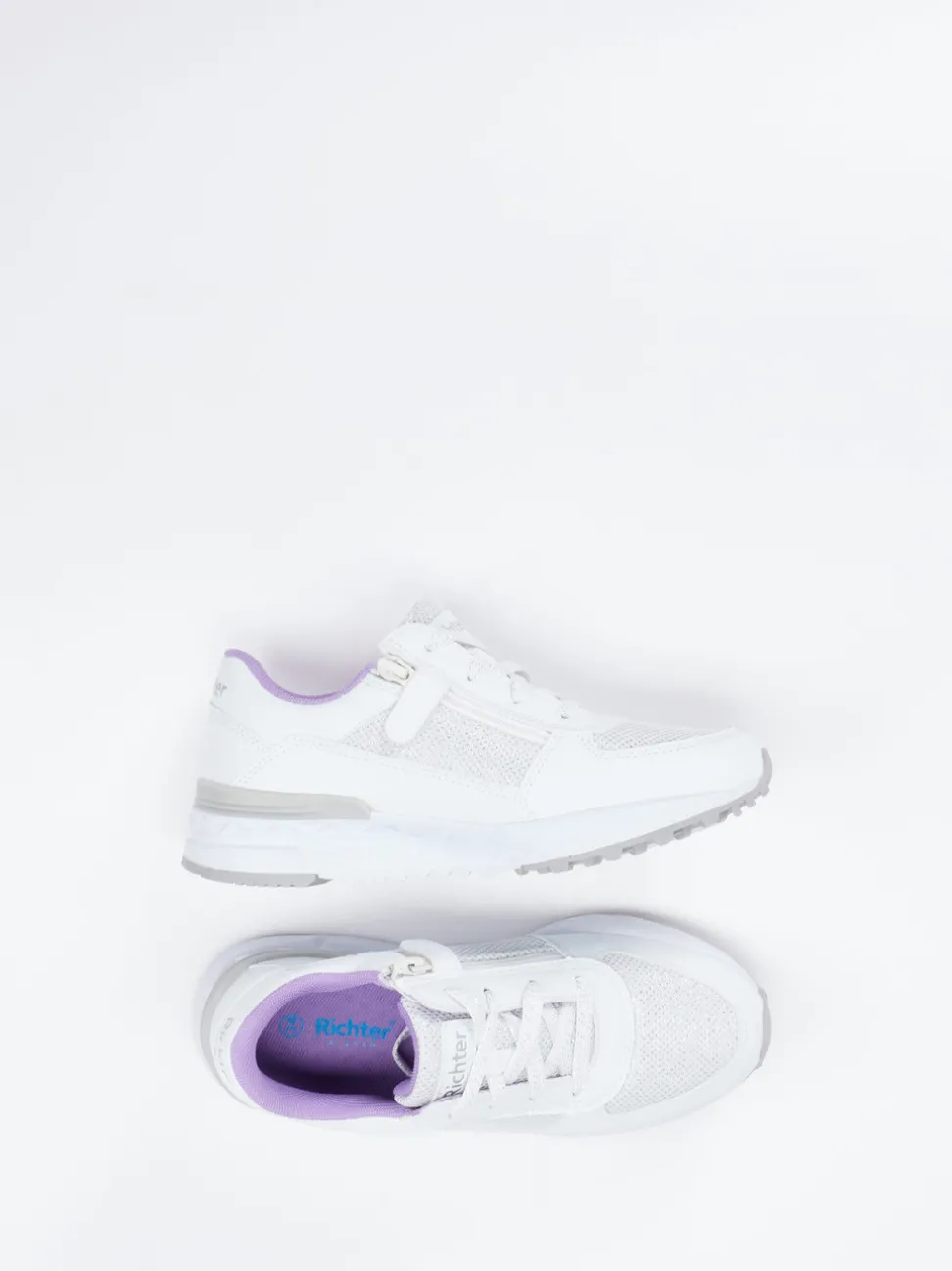 Richter – Kinder-Sneaker aus Textil in Weiß