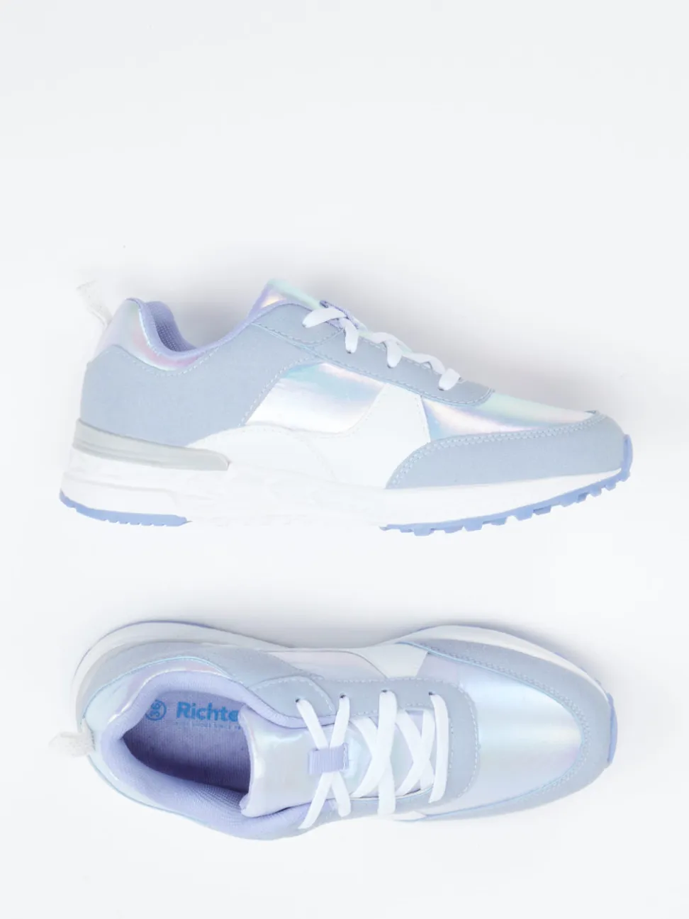 Richter – Low-Top Sneaker aus Textil in Hellblau