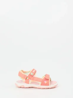 Richter – Outdoorsandalen aus Textil in Korallrosa