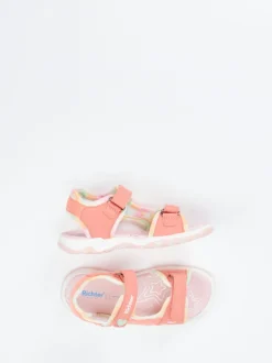 Richter – Outdoorsandalen aus Textil in Korallrosa