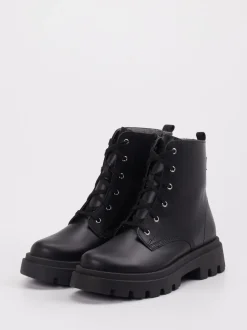 Richter – Schnürboots aus Kalbleder Schwarz