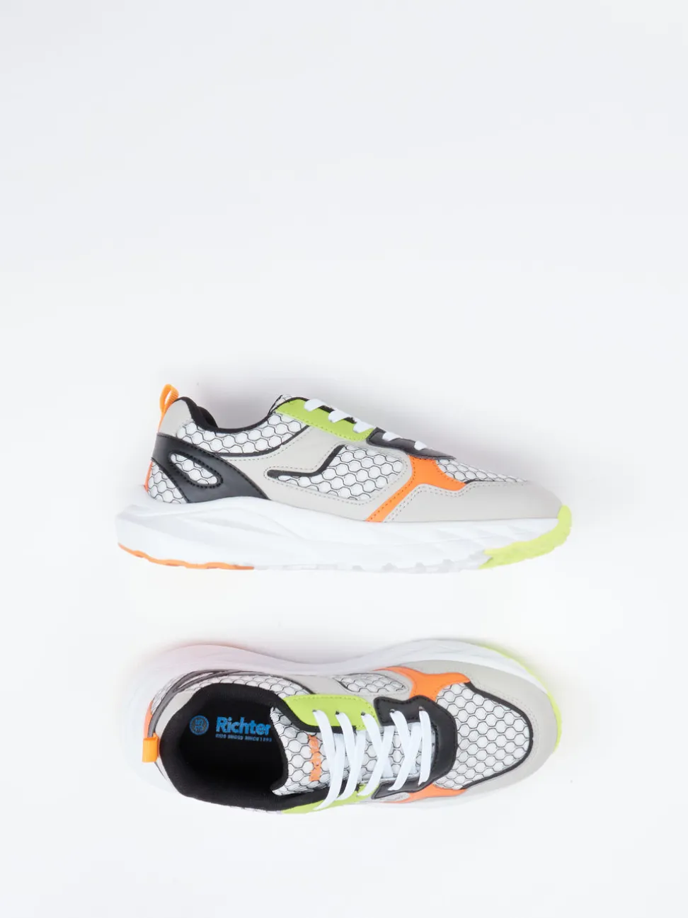 Richter – Sneaker aus Textil mit Neonakzenten