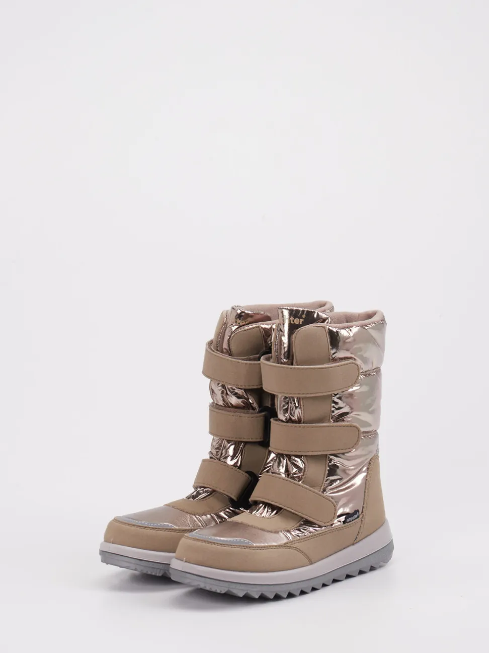 Richter – Winterstiefel aus Textil in Champagner