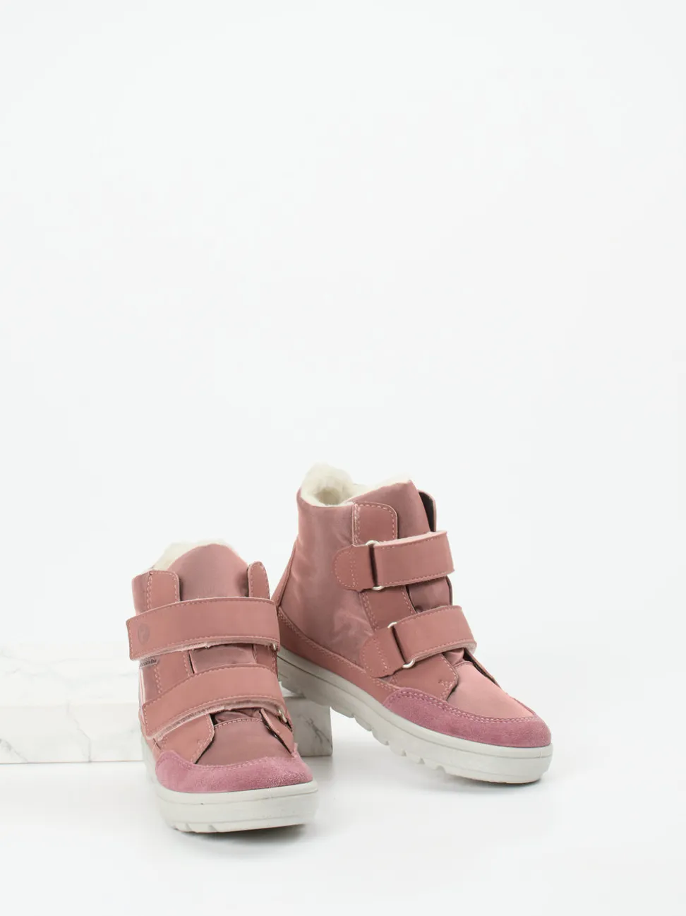 Ricosta – Kinder-Winterboots aus Textil in Altrosa