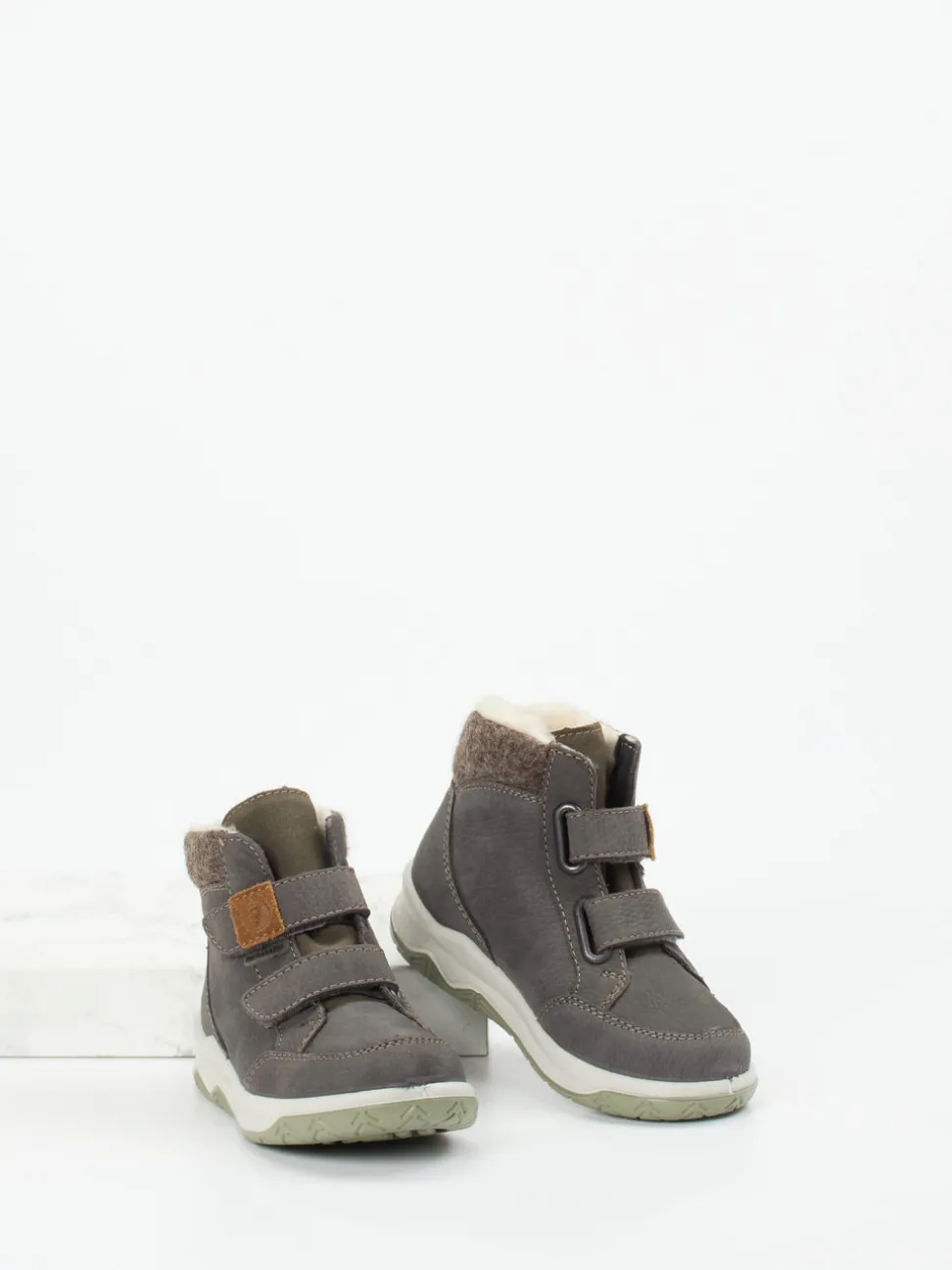 Ricosta – Klettboots aus Nubukleder schlammgrau