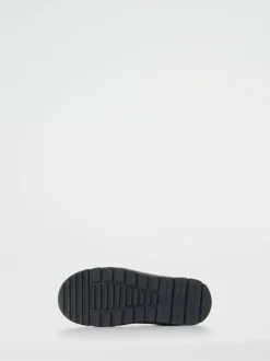 Ricosta – Klettboots aus Synthetik und Veloursleder Schwarz