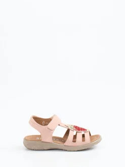 Ricosta – Klettsandalen aus Synthetik in Rosa